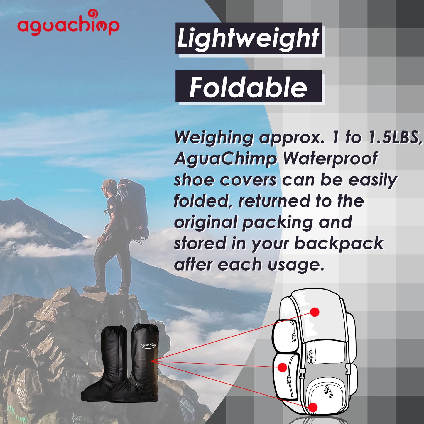 AguaChimp Waterproof Shoe Covers