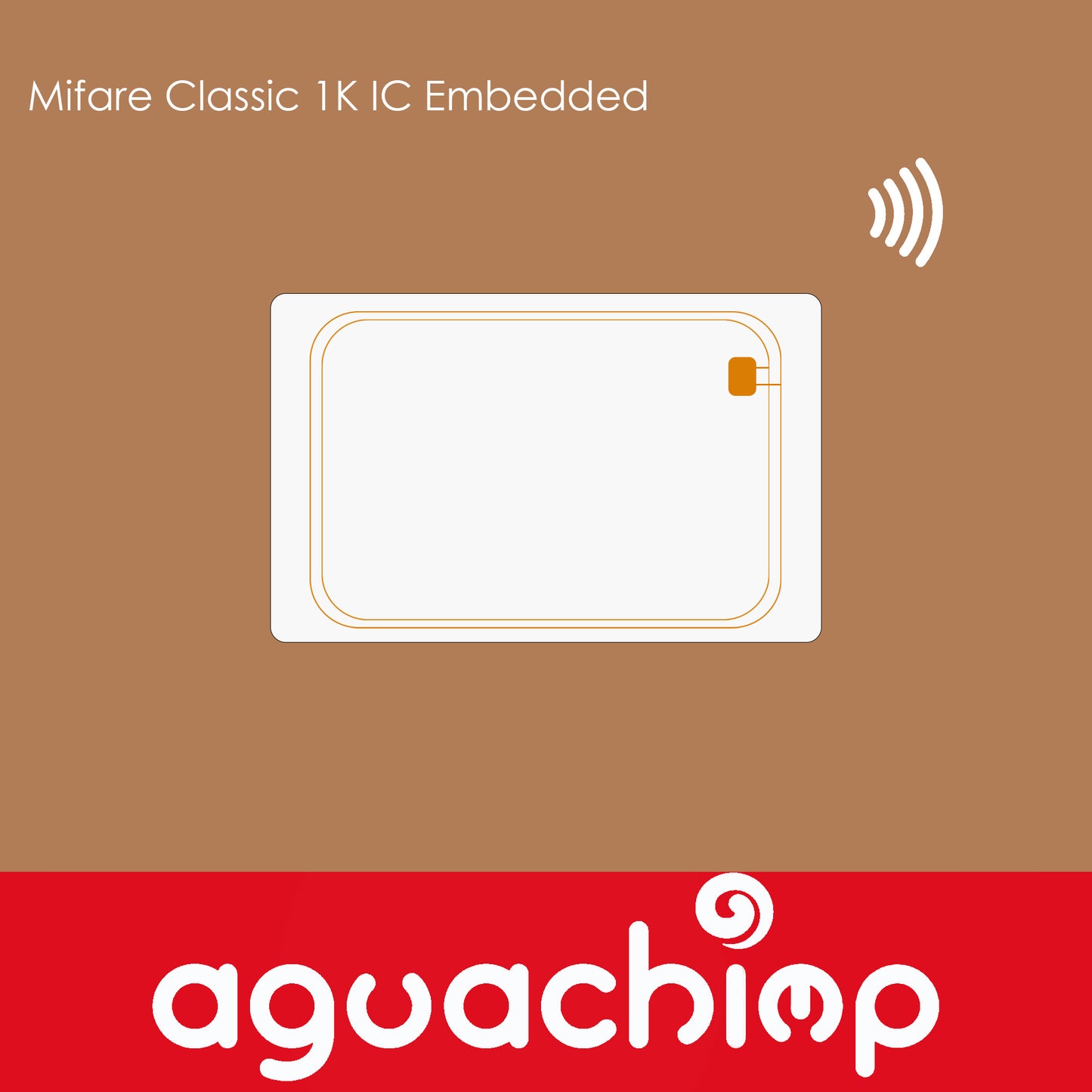 AguaChimp-500PAK MIFARE 1K RFID Smart Cards ISO14443A 13.56MHz