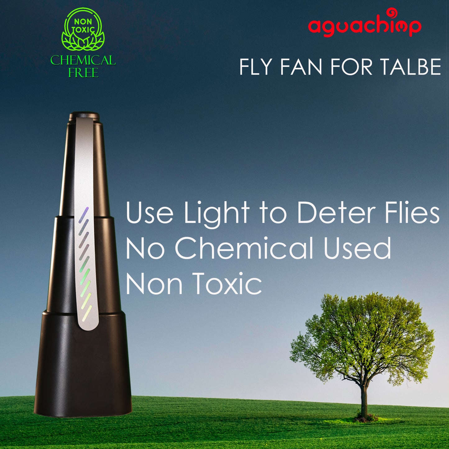 Aguachimp Fly Fans for Tables