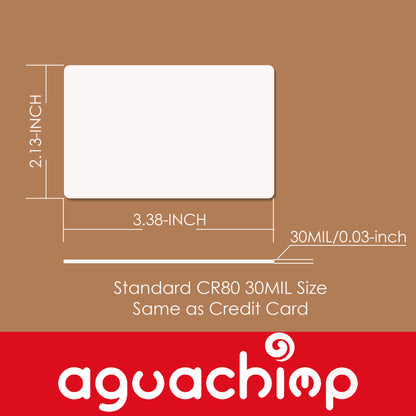 AguaChimp-500PAK MIFARE 1K RFID Smart Cards ISO14443A 13.56MHz